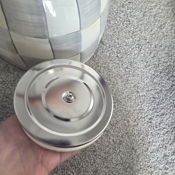 Mackenzie Childs Sterling Check 3 Quart Tea Kettle - Picture 7 of 12